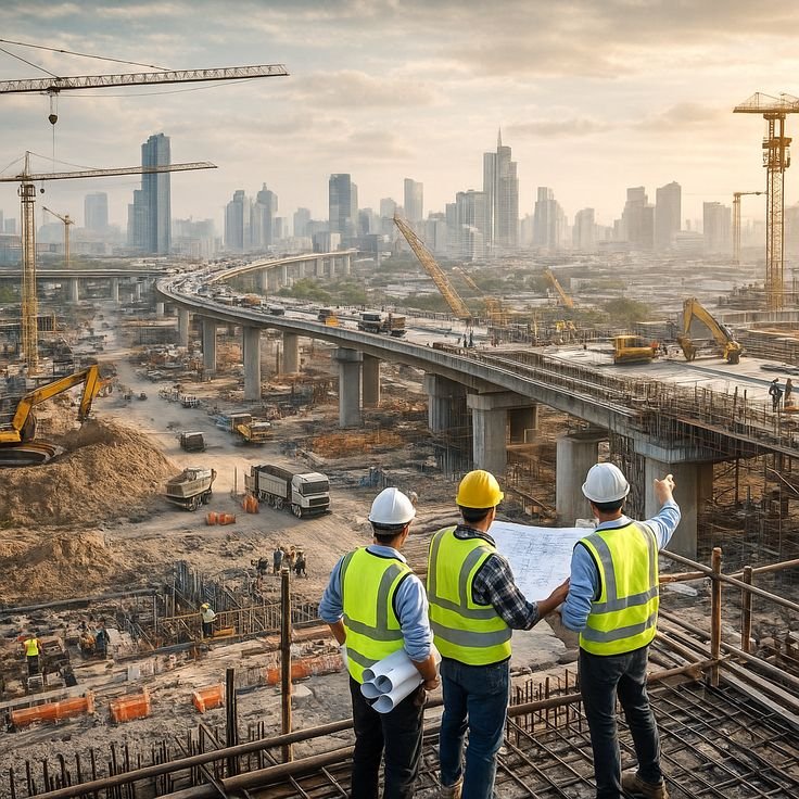 Construction Worker with Hard Hat