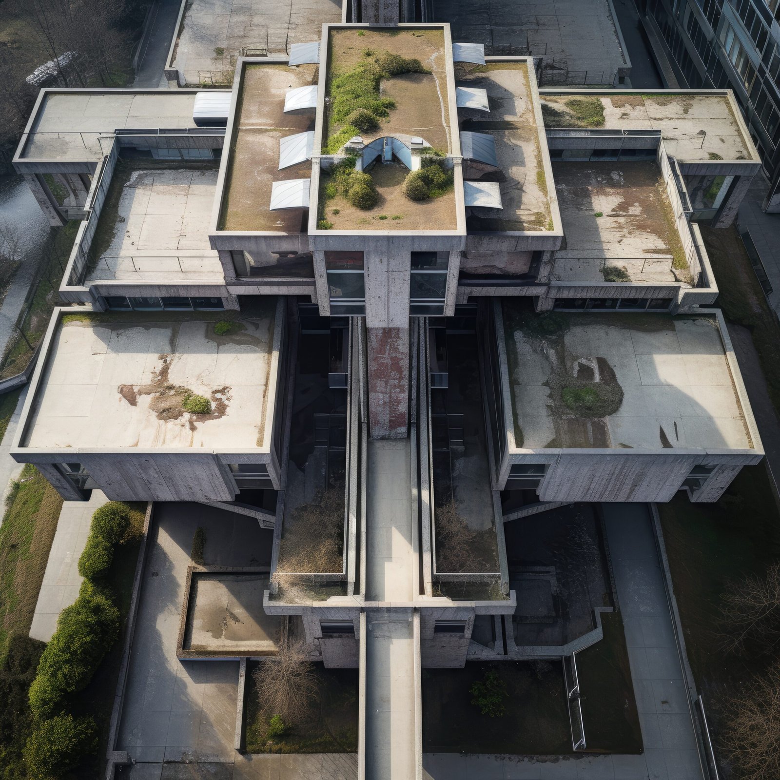 Construction Site Aerial View